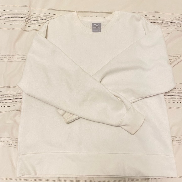 Aritzia TNA cozyaf Fleece Sweatshirt - Picture 1 of 4